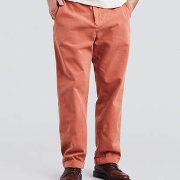 burnt orange khaki pants